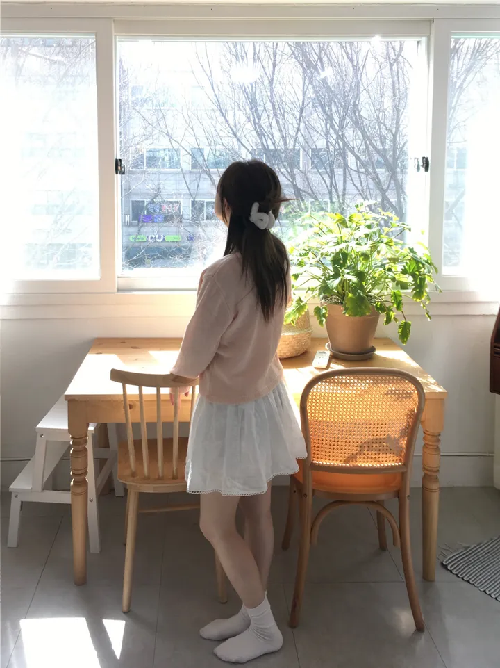 [봄신상💐](5colors/파스텔색감🌈🖍️) 레이어드 펀칭 라운드넥 니트 봄 가디건 cd 상세 이미지 87