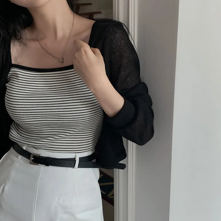 [햇빛차단☀️/블랙 당일출고!] 자체제작 #크치Made 순애 린넨 세미 크롭 볼레로 여름가디건 - cd (장마룩,워터밤,흠뻑쇼 필수템) 상세 이미지 66