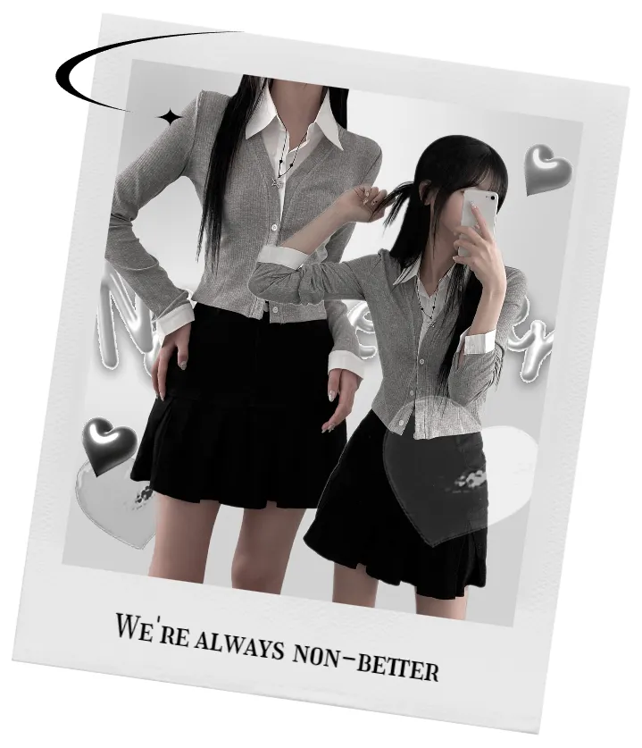 [오픈가능/한벌로끝-!] shirt cardigan layered long-sleeved shirt [ 셔츠 가디건 레이어드 긴팔티 ] 상세 이미지 2