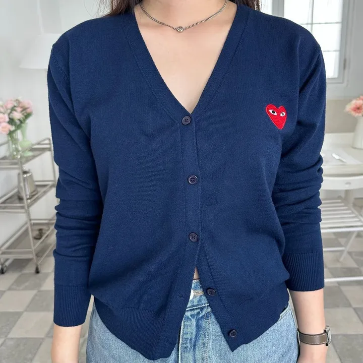 하트 가디건 브이넥 데일리 빠른출고 4color 상세 이미지 18