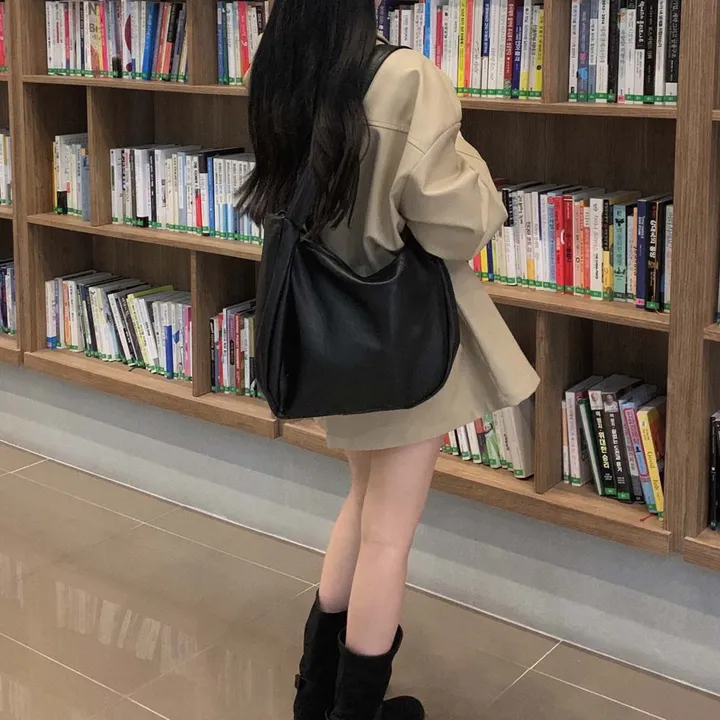 [힙덮는기장감~/블랙 당일출고🎉] 자체제작 #크치Made 오디너리 롤업 오버핏 하프 레더자켓 - jk 상세 이미지 62