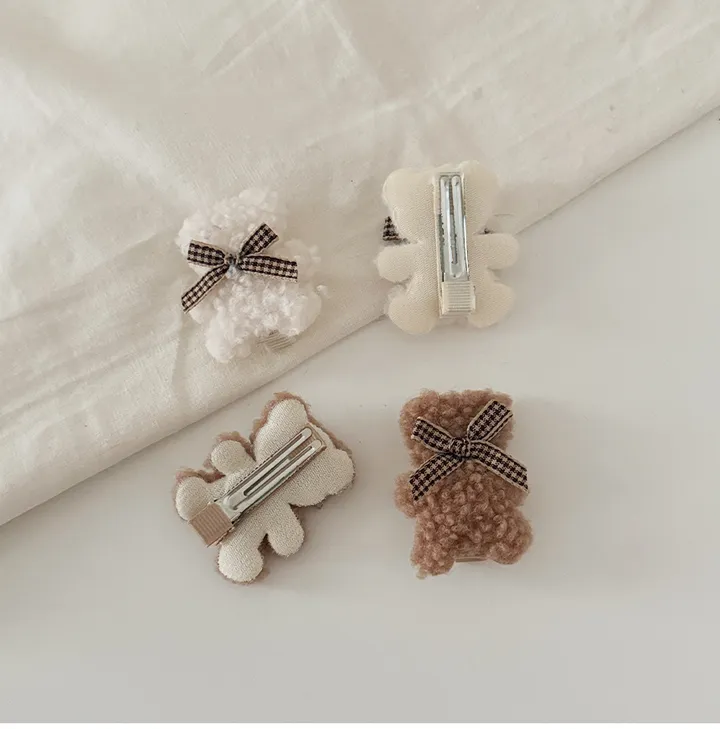 [5개세트🎁당일❤️] 14cm 빅사이즈 부드러운 밍크 가을 겨울 퍼 털 집게핀 헤어 선물세트 gift 크리스마스 집게핀 곱창끈 자체제작 헤어세트 스크런치 반묶음 헤어집게 헤어곱창 상세 이미지 11