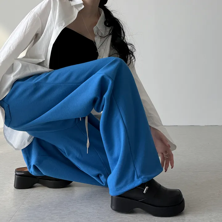 [데일리템] 요거트 컬러 벌룬핏 와이드 트레이닝 일자핏 롱팬츠 상세 이미지 60