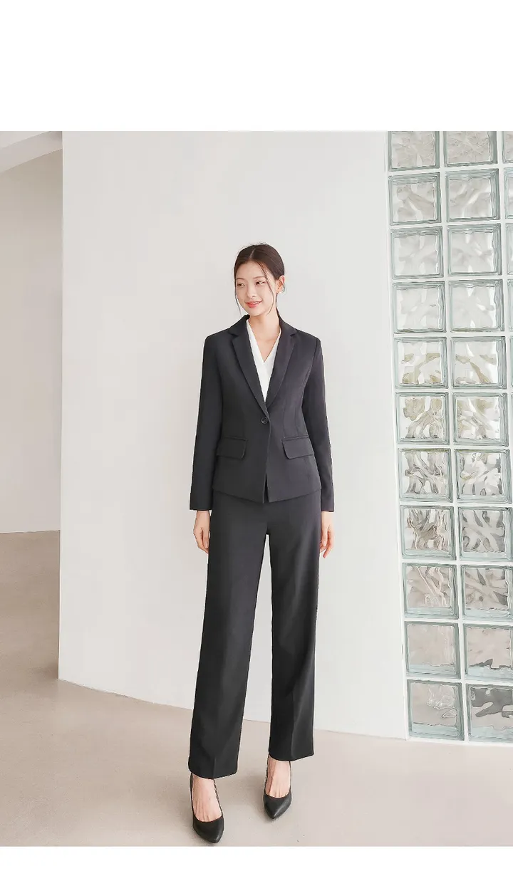 [2만장판매 가성비 바지정장세트] 44~100(XS~3XL) 면접복장 유니폼 발표의상 블랙 상세 이미지 25