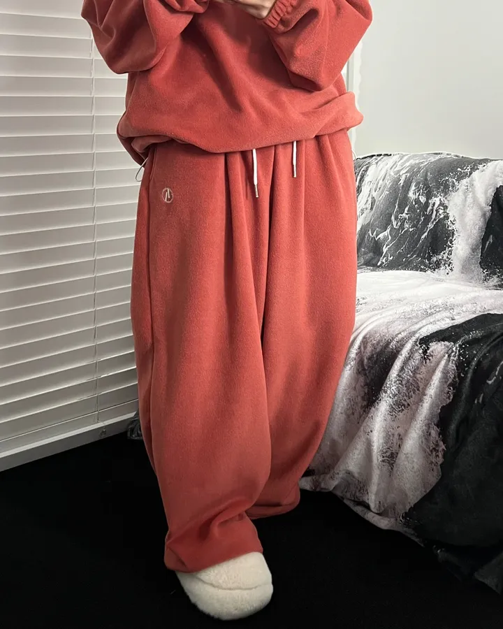 [주문폭주🔥1800장돌파🙏🏻]제로 후리스 롱와이드 팬츠👖[6color/세트가능][후리스팬츠/롱팬츠/트레이닝/후리스/와이드팬츠/츄리닝] 상세 이미지 56