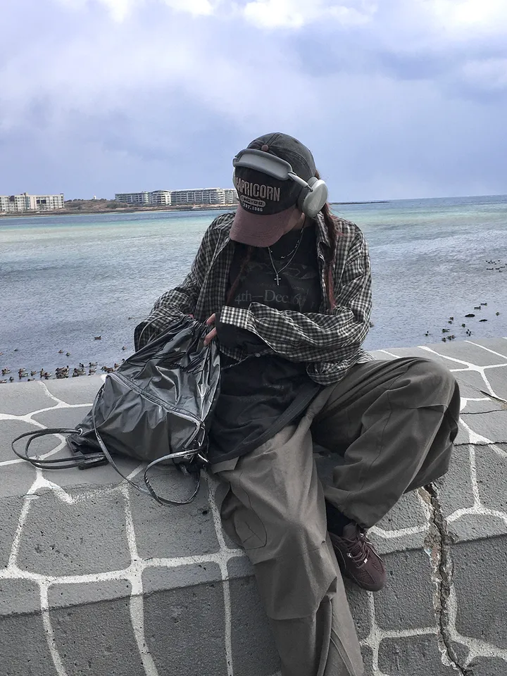 멤버 레터링 배색 볼캡 상세 이미지 5
