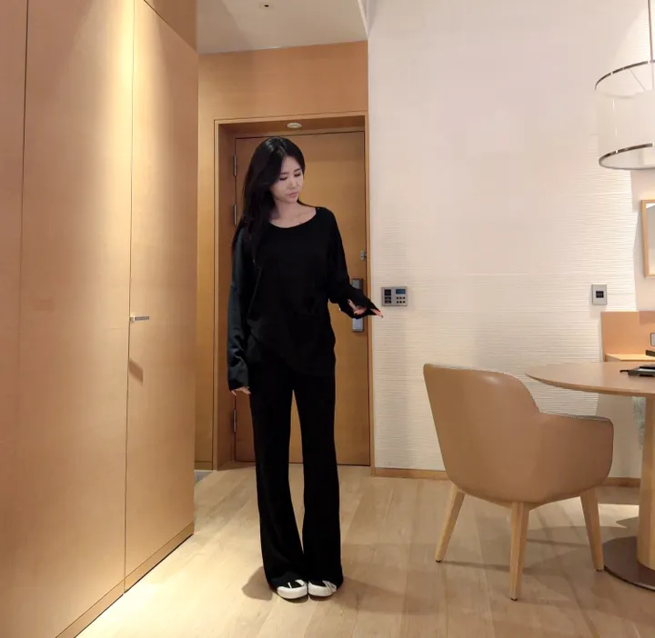 [Made /단품구매가능 /세트3000원할인] 촉촉 촤르르 연유 라떼 트레이닝 세트 여리핏 꾸안꾸 퀄보장 데일리set 핏보장 봄 신상 상세 이미지 233