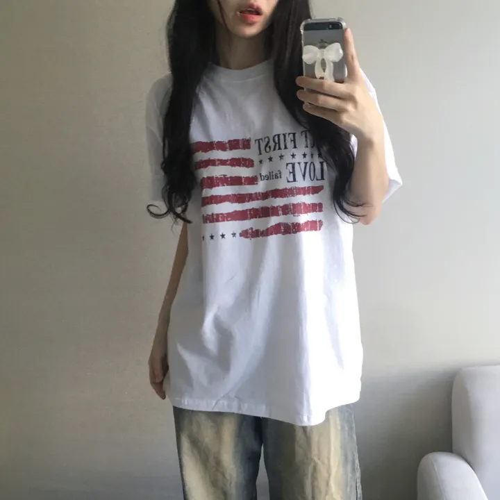 [빈티지/오버핏!] 페일 레터링 프린팅 반팔티 (3color) 상세 이미지 7