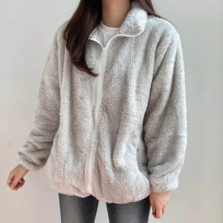 [L,XL~당일출고*/2개구매할인!] 양털 도톰 부드러운 후리스 집업 따뜻한 플리스 집업 (6color) 상세 이미지 14