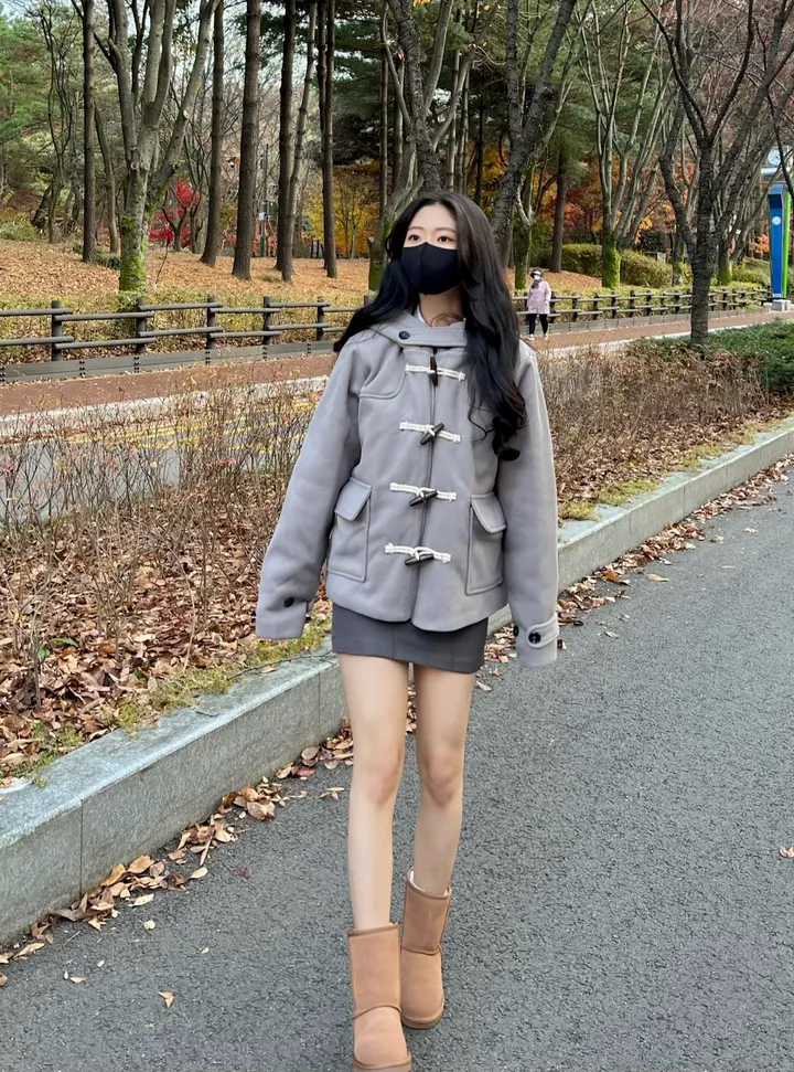 당일출고![마지막수량/누빔안감!] 떡볶이 숏 코트 자켓 상세 이미지 13