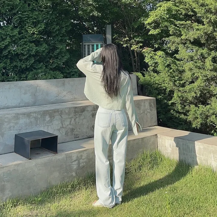 [당일출고] #누적10만장 썸머ver [MADE] 블림진 오버핏 딥 브러쉬 롱 와이드 데님 팬츠 (기장선택) 상세 이미지 197