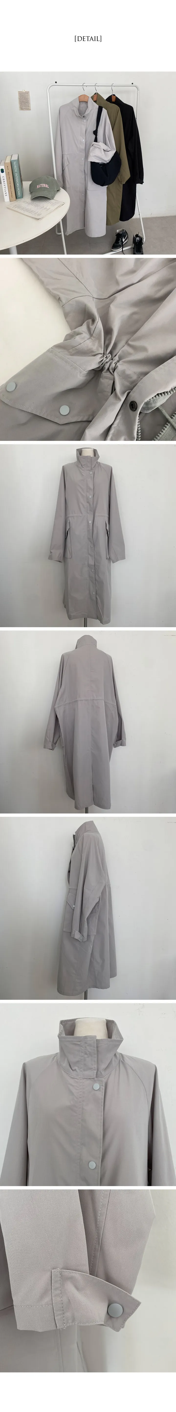 [사이즈굿!] 빅사이즈 오버핏 롱 야상 자켓 상세 이미지 8