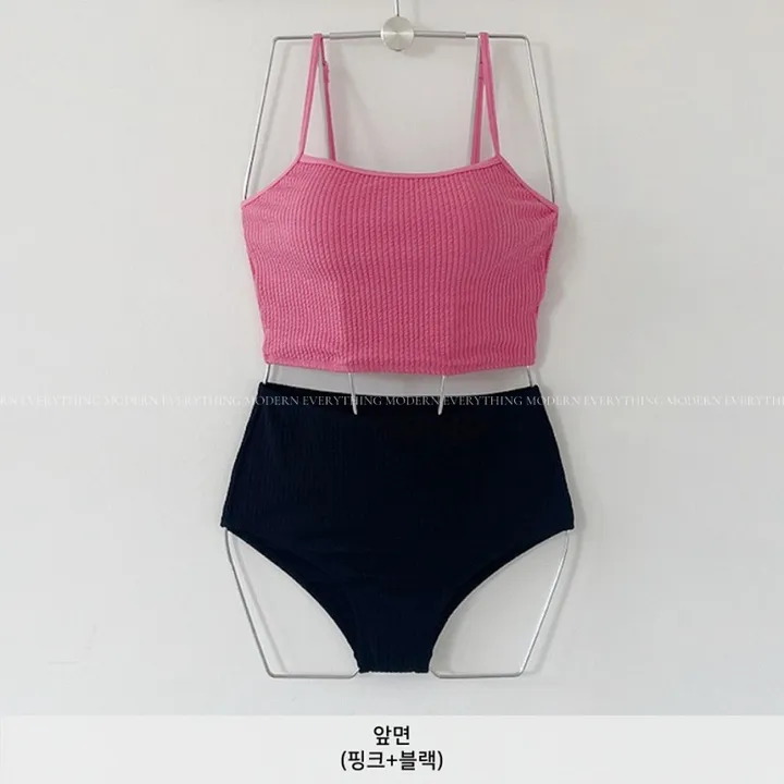 💘진짜예쁨💘/M-XL 하이웨스트 투피스 커버업 비키니 모노키니 휴양지 호캉스 호텔 유교걸 빅사이즈 수영복 상세 이미지 60