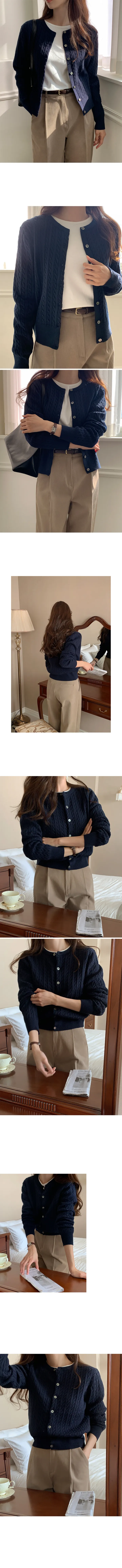 [4천장돌파][MADE] 카미유 소프트 케이블 니트 가디건 상세 이미지 21