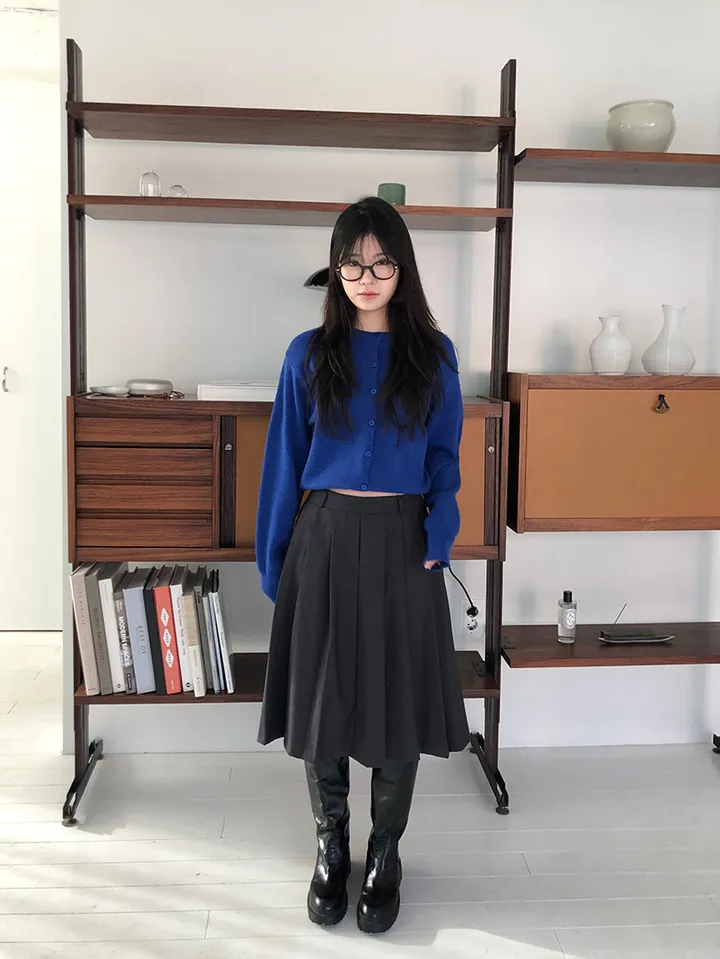[MD적극추천🤍/후기극찬✨] basic round button cardigan 상세 이미지 2