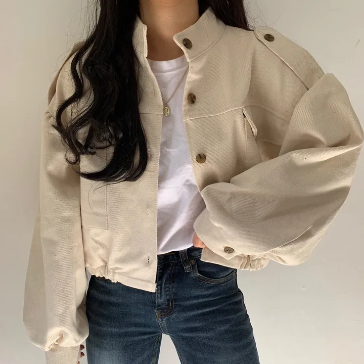 [ 핵이쁨주의] 빈티지 크롭 자켓, 야상 상세 이미지 18