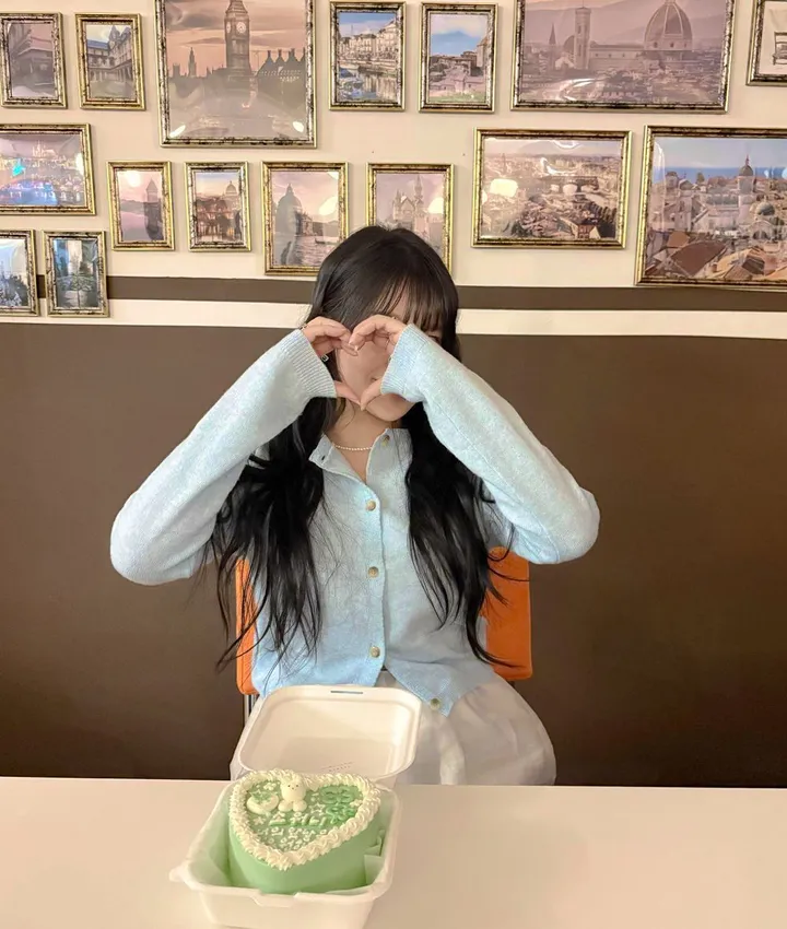 [너무 예뻐요../색감보장] 젤라또 레이어드 캐시미어 라운드 크롭 단추 니트 가디건 (9 col) 봄가디건 기본텝 상세 이미지 42