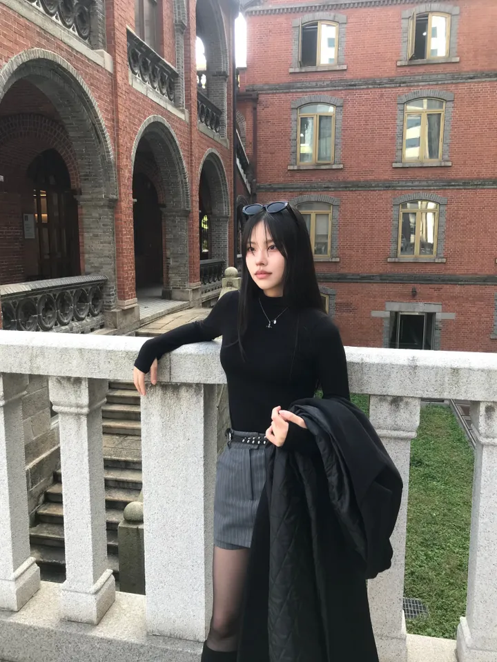 [울함유고퀄🖤] 엘리 울 더블 버튼 뒤트임 누빔 겨울 롱 코트 상세 이미지 33