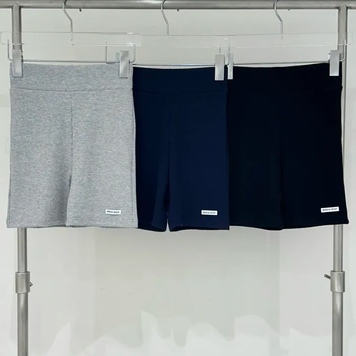 [강추! 트렌디 코디필수템] 골지 패치 3부 숏 레깅스 쇼츠 3col 상세 이미지 4
