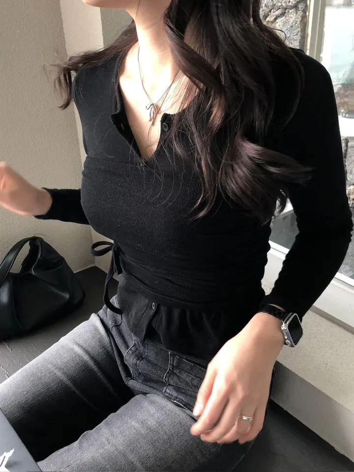 신상 [가디건+시스루탑 set] 상세 이미지 22