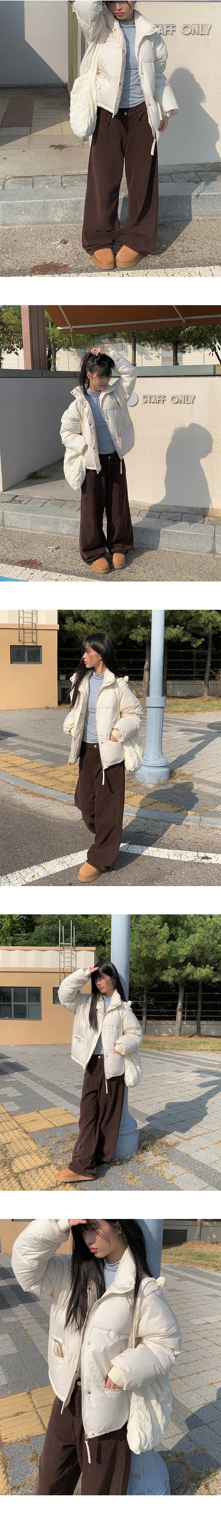 [웰론100%] 네드 푸퍼 오버핏 숏 패딩 (3color) 상세 이미지 11