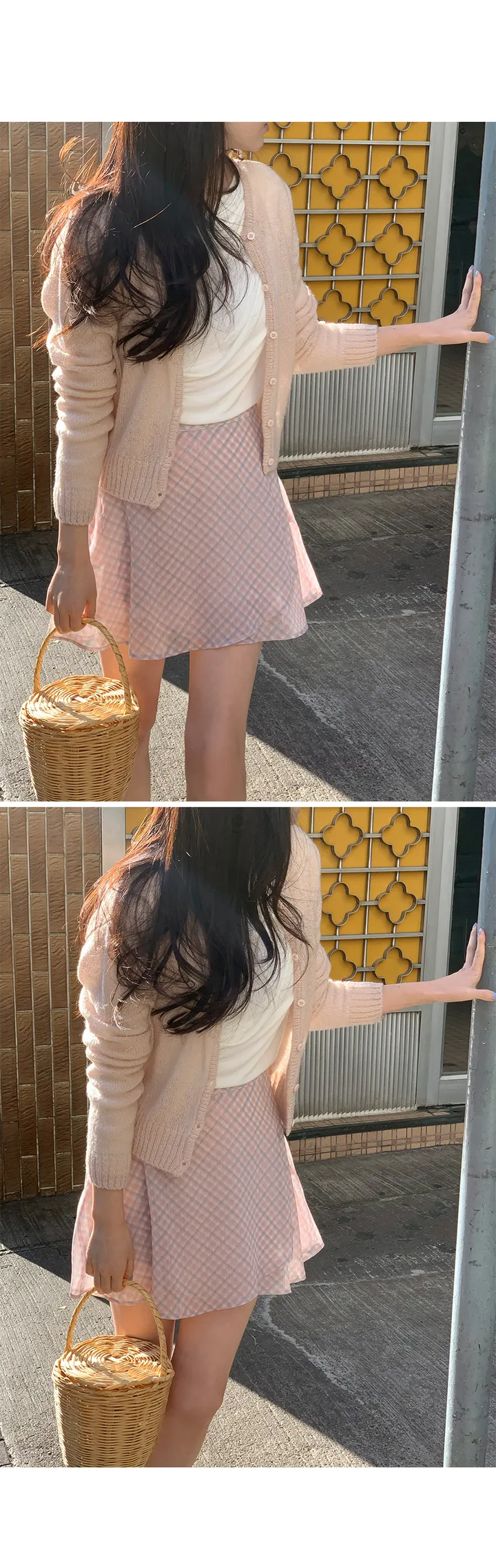 모헤어비비가디건 2color 데일리룩/러블리/봄가디건/간절기가디건/모헤어가디건/울가디건/심플가디건/라운드가디건/간절기아우터 상세 이미지 4