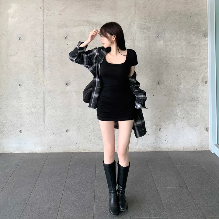 당일발송🚀[체크셔츠🖤/오버핏!] 베디 체크 박시핏 긴팔 간절기 셔츠 남방 빅사이즈 상세 이미지 3
