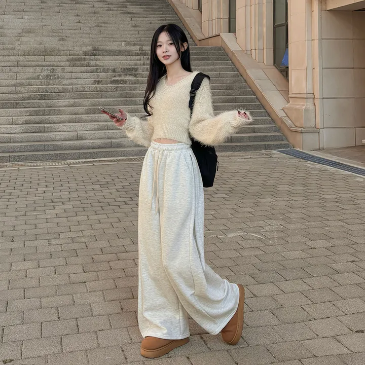 [반바지버전출시!/기장선택] 카르디 와이드핏 사이드 핀턱 절개 트레이닝 롱 팬츠 5colors 상세 이미지 13