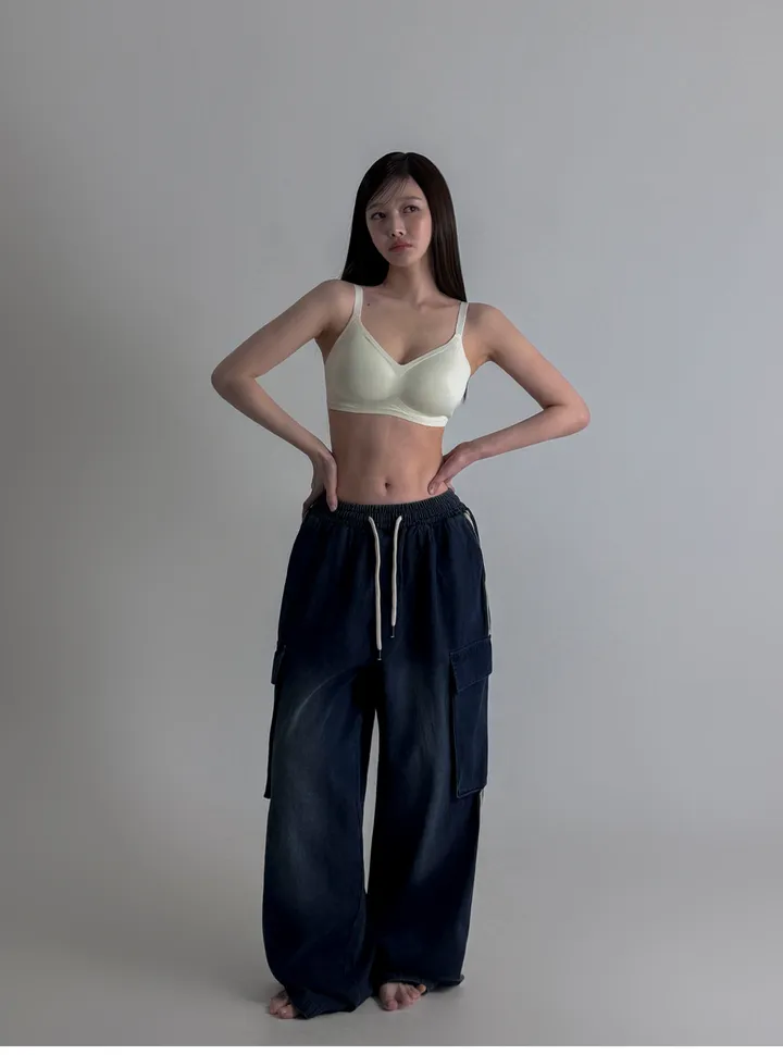 [M ~ 3XL] 5colors 매쉬 와이드 브라 빅사이즈브라 큰컵브라 상세 이미지 5