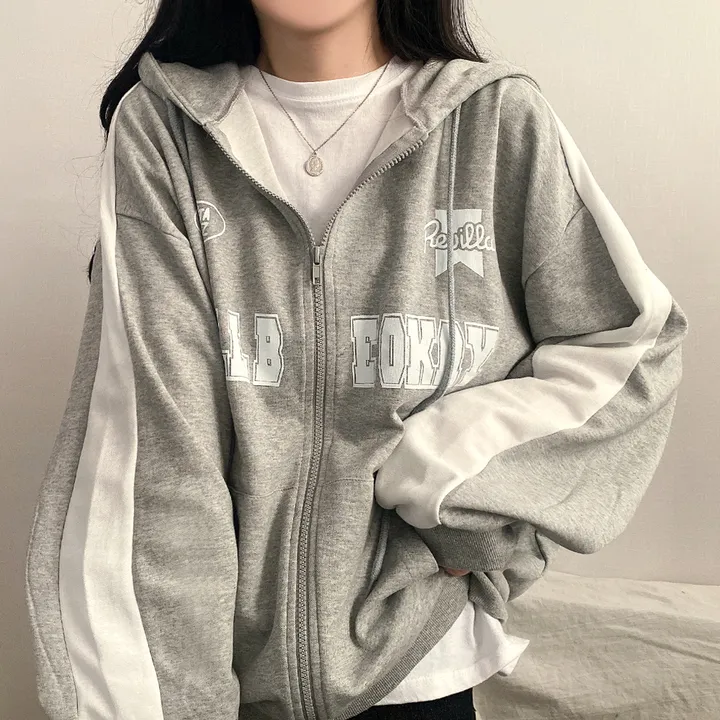 봄new*[데일리/스트릿] 윌비 져지 오버핏 후드집업 3color 상세 이미지 6