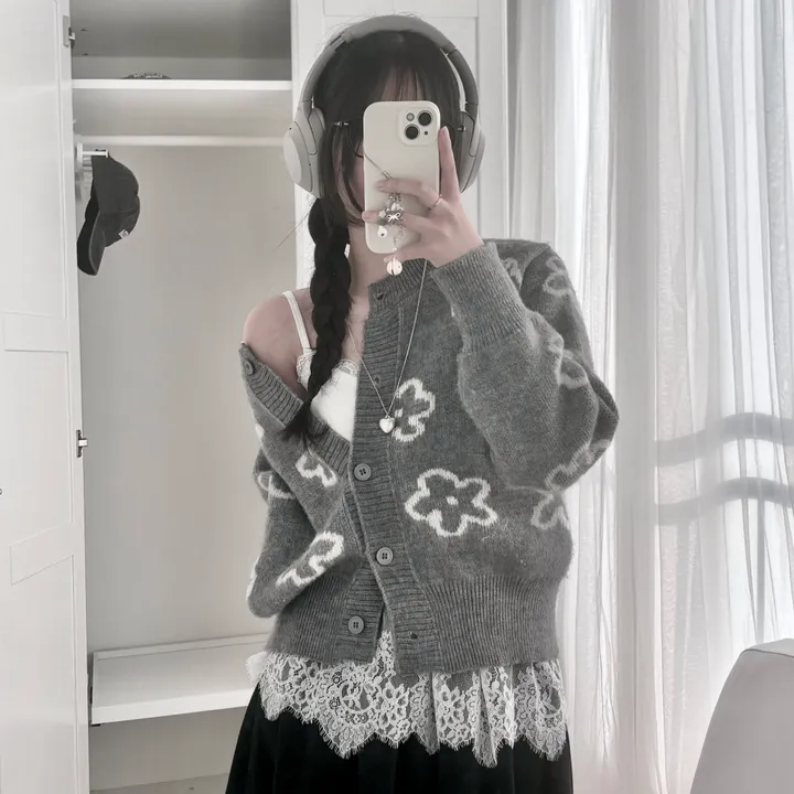 [뭉개구름💭/러블리] 입는순간 귀여움*-* 하튜 탄탄 데일리 니트 가디건 상세 이미지 11