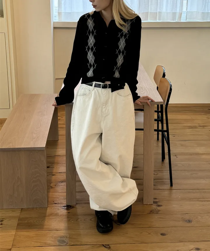 콜리 아가일 카라 가디건 상세 이미지 35