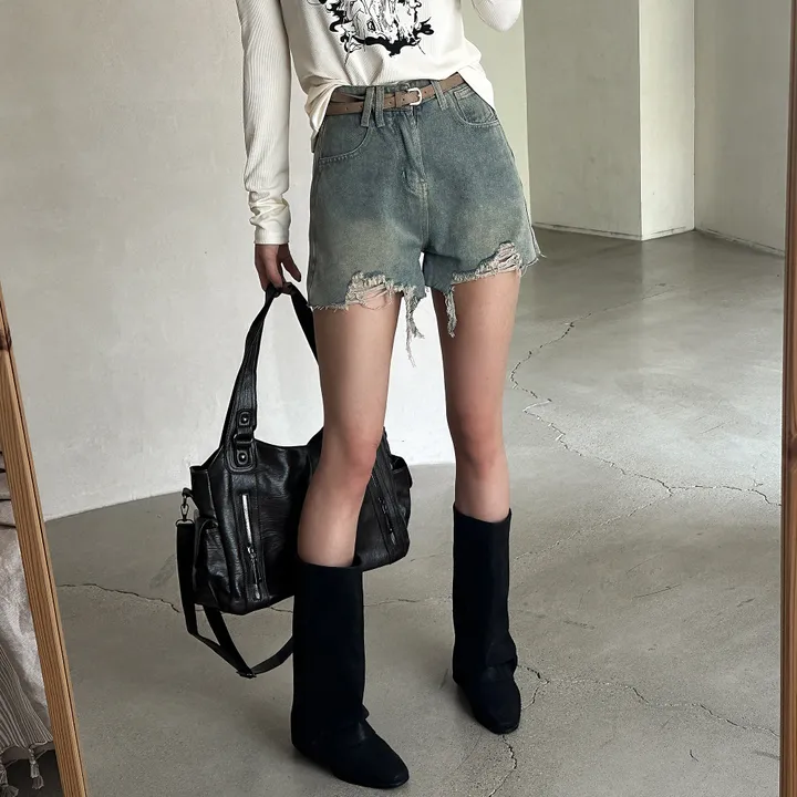 당일출고🚀[high quality🖤] 빈티지 더블 지퍼 오버핏 포켓 레더 숄더백 크로스백 2color 상세 이미지 33