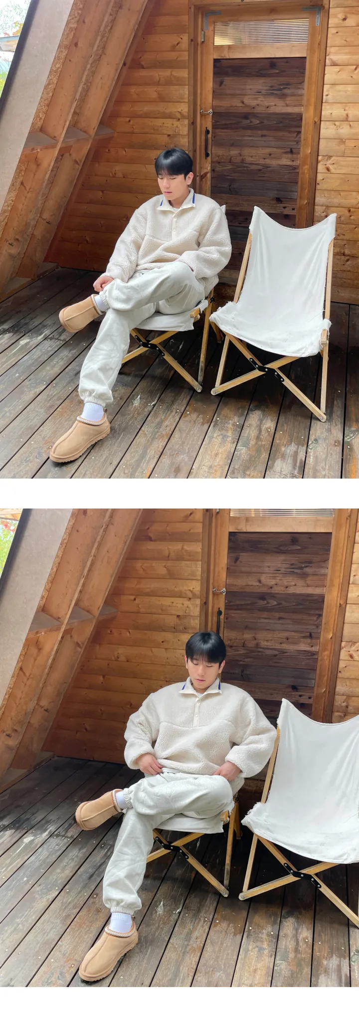 [UNISEX] 뽀글이 양털 아노락 맨투맨 (5col) 상세 이미지 9
