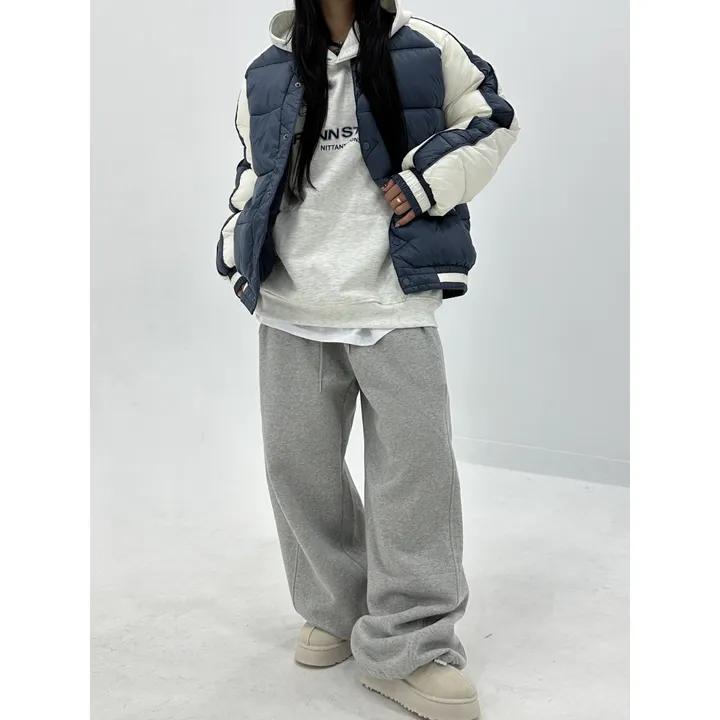 ❤️‍🔥누적판매8,000 돌파 기념❤️‍🔥[UNISEX/기모 ver.🤧/소장추천!]럽 올 컬러 와이드 스트링 트레이닝 팬츠(5color) 상세 이미지 100