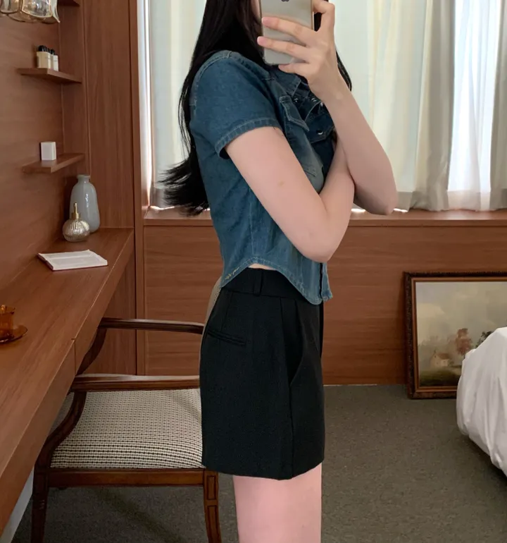[예쁨🩷깔끔핏] 골반업, 스판쫀쫀 모찌 SL 숏팬츠 반바지 상세 이미지 35