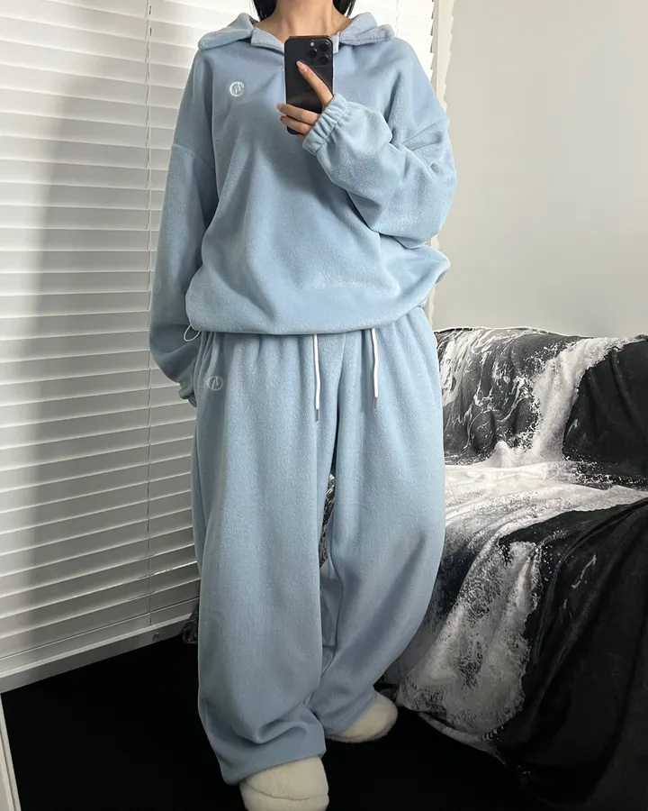[주문폭주🔥1800장돌파🙏🏻]제로 후리스 롱와이드 팬츠👖[6color/세트가능][후리스팬츠/롱팬츠/트레이닝/후리스/와이드팬츠/츄리닝] 상세 이미지 104