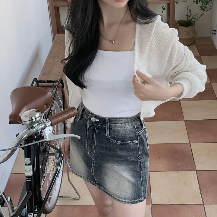 [햇빛차단☀️/블랙 당일출고!] 자체제작 #크치Made 순애 린넨 세미 크롭 볼레로 여름가디건 - cd (장마룩,워터밤,흠뻑쇼 필수템) 상세 이미지 91