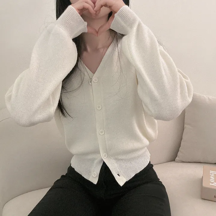 봄필수템 [브이넥/라운드넥] 소장각 라운드 브이넥 기본핏 긴팔 가디건 상세 이미지 72