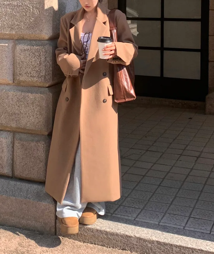 *브랜드퀄[기획/내수] 루비 더블 울 롱코트-2col 상세 이미지 22
