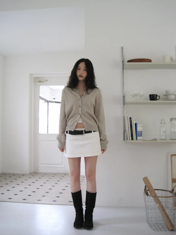 미니 스커트 모델 착용 이미지-S1L20
