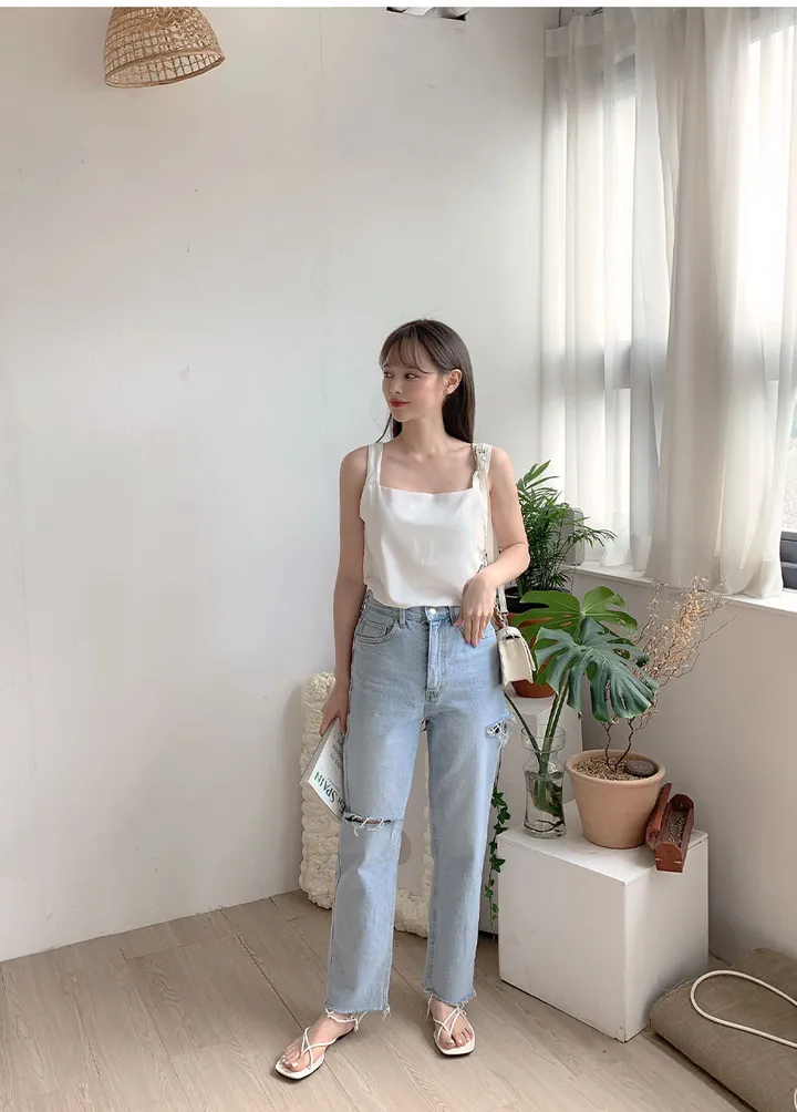 [44-120] [4만1천장 돌파♥] 데이픈 블라우스 나시(기본/크롭) 상세 이미지 104