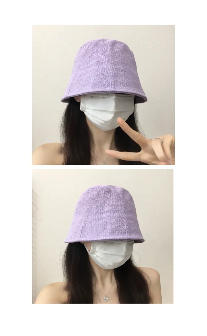 [추가할인/당일출고] 보라빛 주름 벙거지 - 고퀄리티 빅사이즈 연예인핏 데일리 봄 여름 가을 신상 버킷햇 여자 상세 이미지 17