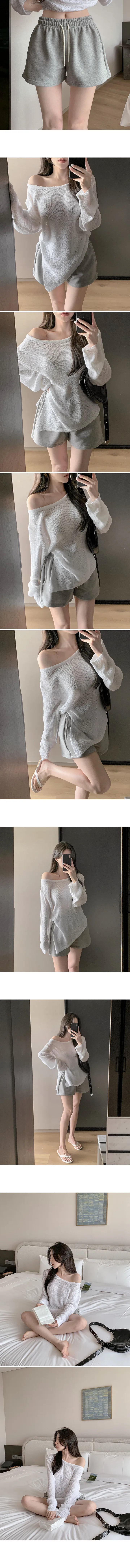 카비 숏팬츠 -6 color (여름신상/밴딩반바지/밴딩트레이닝팬츠/트레이닝팬츠/추리닝팬츠/숏트레이닝팬츠/숏추리닝팬츠/밴딩스트랩팬츠/끈밴딩팬츠) 상세 이미지 5