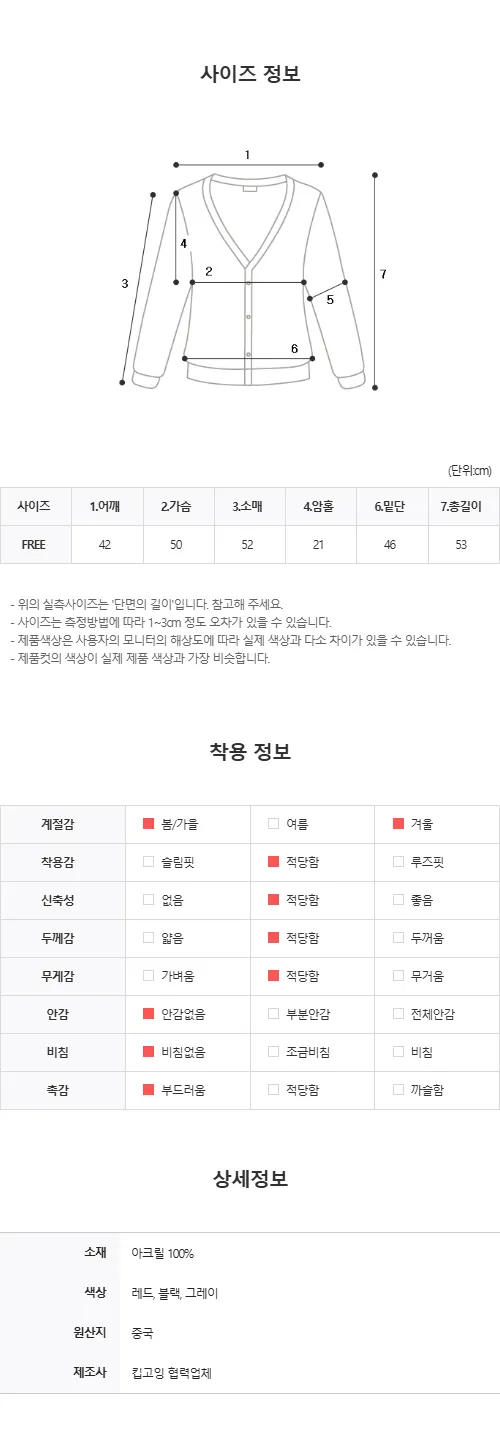 도트 라운드 니트 가디건 3color 상세 이미지 40
