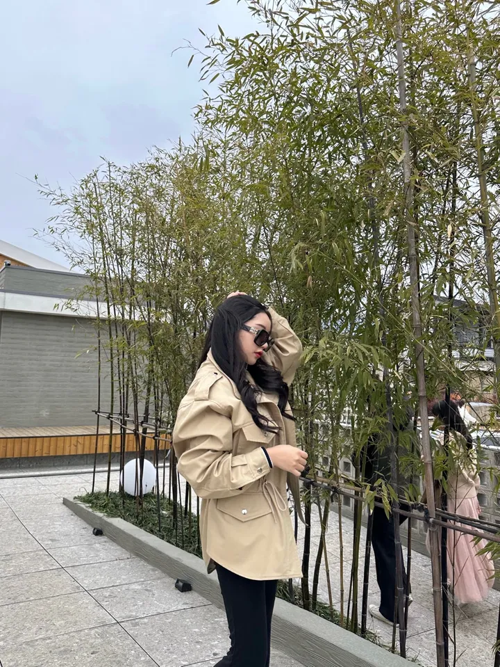 (빅사이즈가능,강력추천)루즈핏 스트링 하프야상자켓(하이퀄리티)3컬러 상세 이미지 13