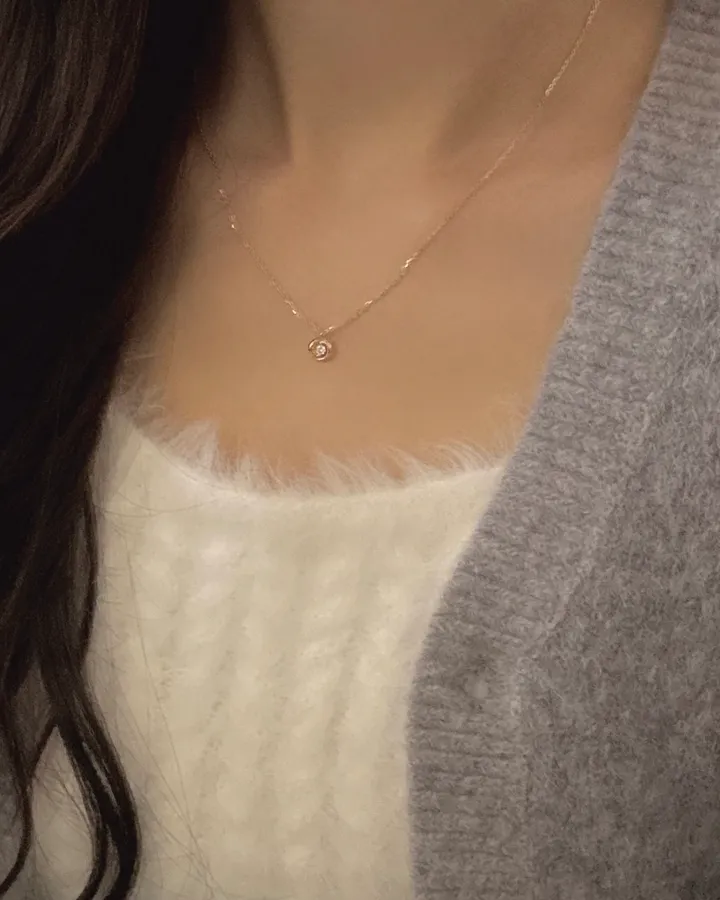 [silver925] 레인 큐빅 목걸이 (2color) 상세 이미지 12