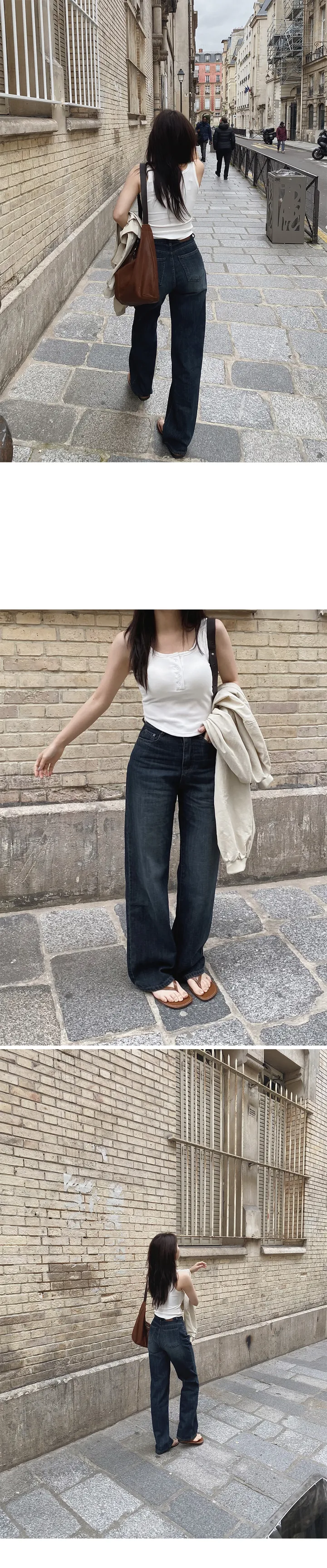 [💙후기최고!/여름1등데님] 투데이 썸머라이트 데님팬츠 (+기본/롱ver) - 4 size (SLOWMADE/자체제작/한여름/빈티지/와이드데님/유연함/연청/중청/진청) 상세 이미지 61