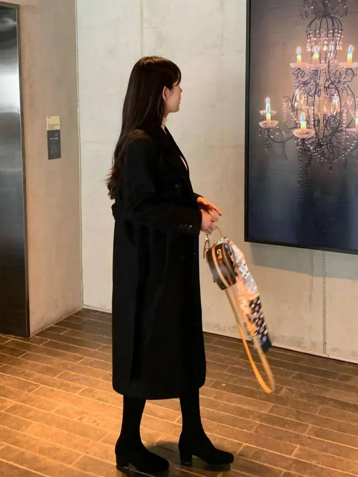 [당일출고🌹] 토토 바바리 롱코트 / 겨울코트 벨트코트 핸드메이드코트 코트 떡볶이코트 싱글코트 더블커트 밍크코트 롱패딩 숏패딩 양털코트 무스탕 겨울자켓 하객룩 아우터 점퍼 트위드자켓 트렌치코트 바바리코트 후드코트 후드롱코트 케이프코트 망토자켓 연말룩 청 상세 이미지 46