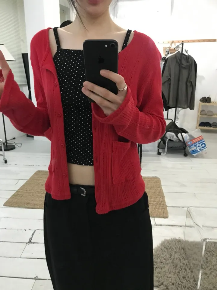 모에 펀칭 가디건(3color) 상세 이미지 37